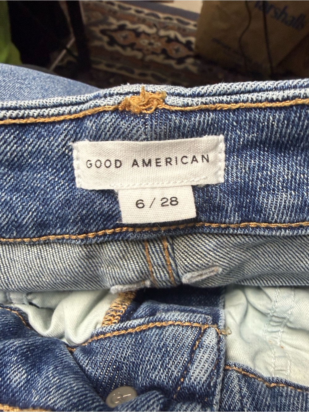 Good American Women's Good Classic Slim Straight Sz 6/28 - Picture 2 of 12